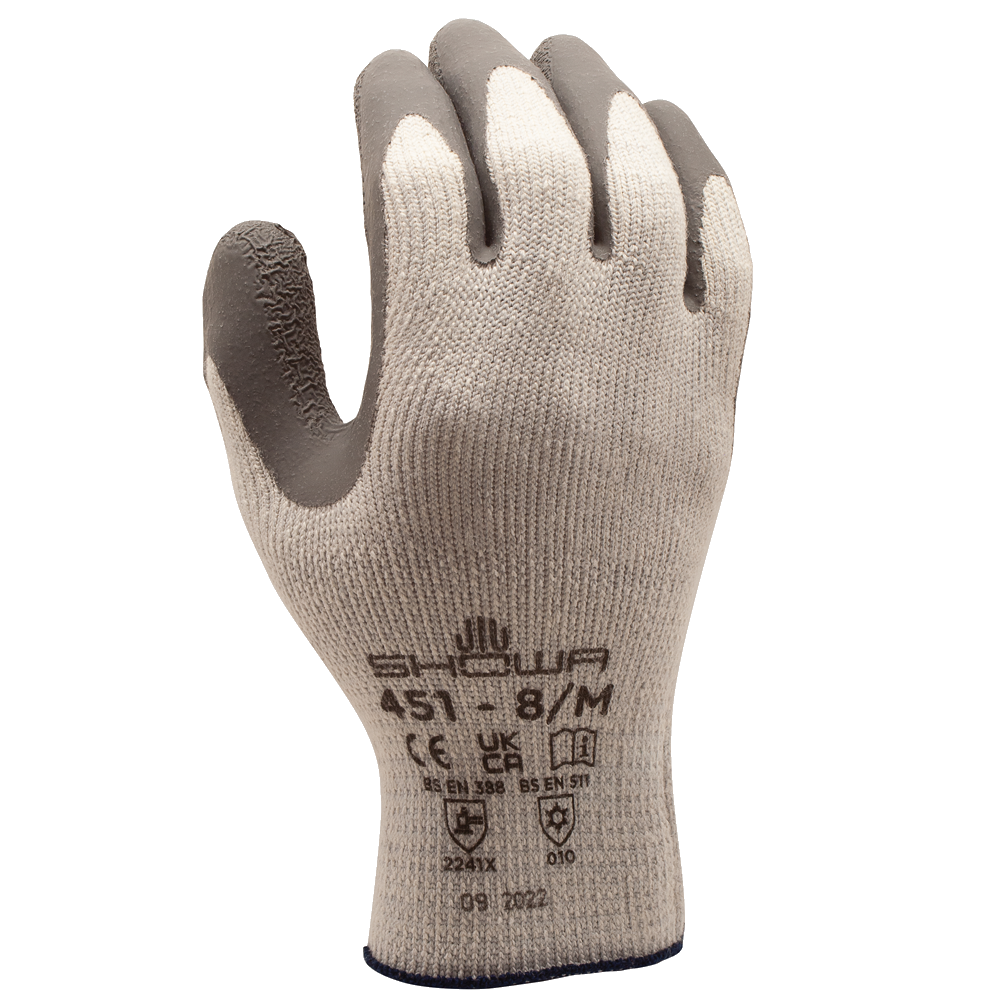 Gants de protection thermique : SHOWA GRIP THERMO 451 GRIS